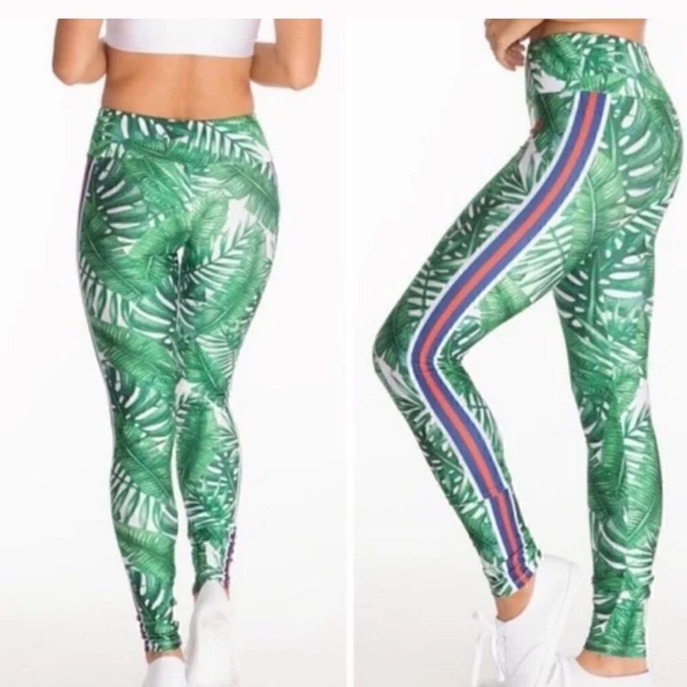 Goldsheep Palm Print leggings  